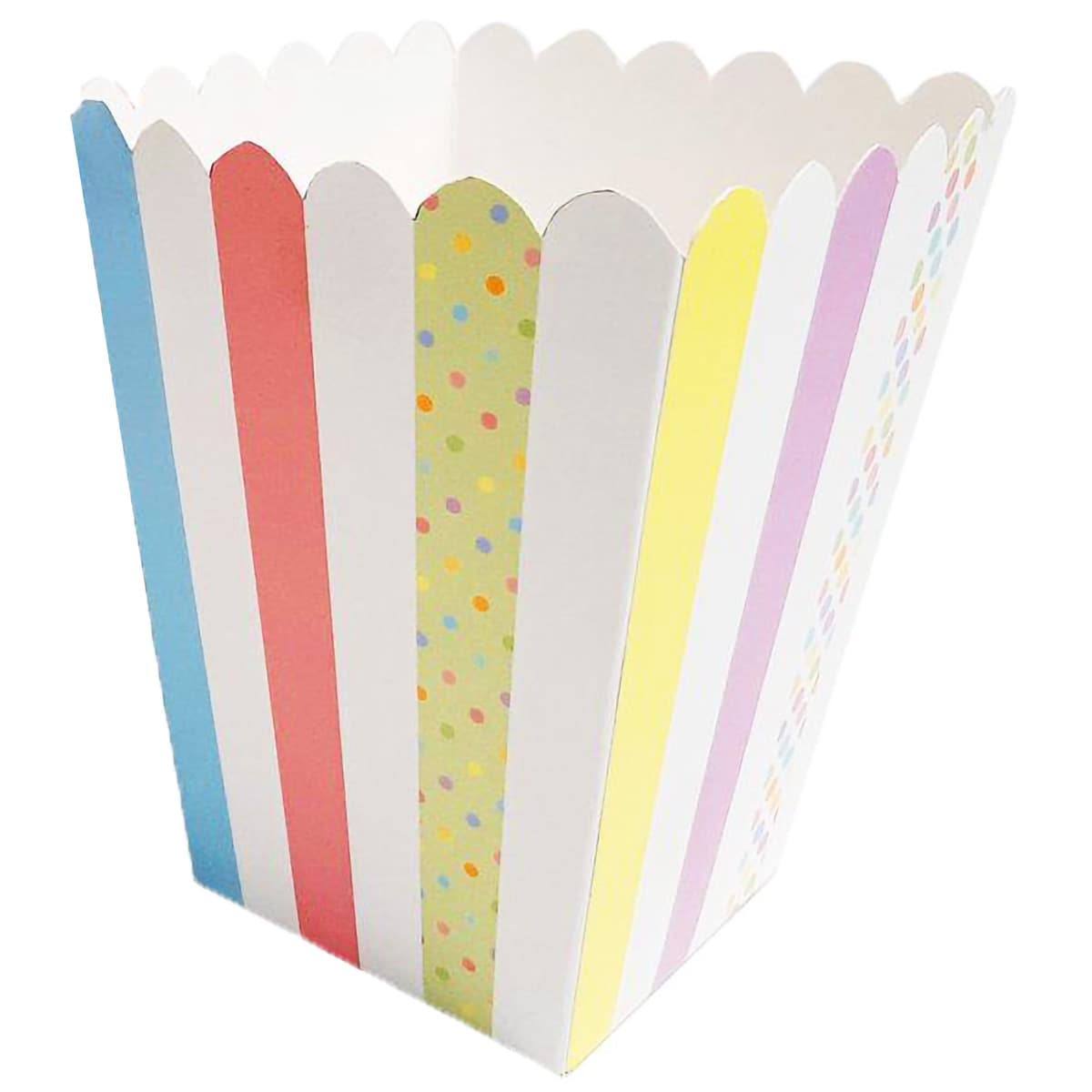 Popcornrasiat - Pastelliraidat, 6kpl