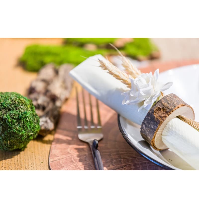 Puiset Lautasliinarenkaat, 8kpl