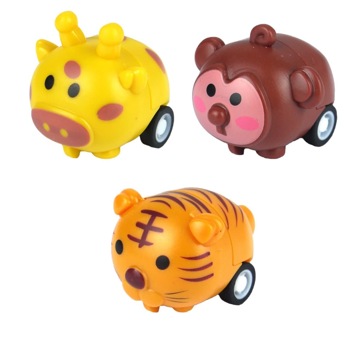 Pull-back Viidakon eläin, 1kpl