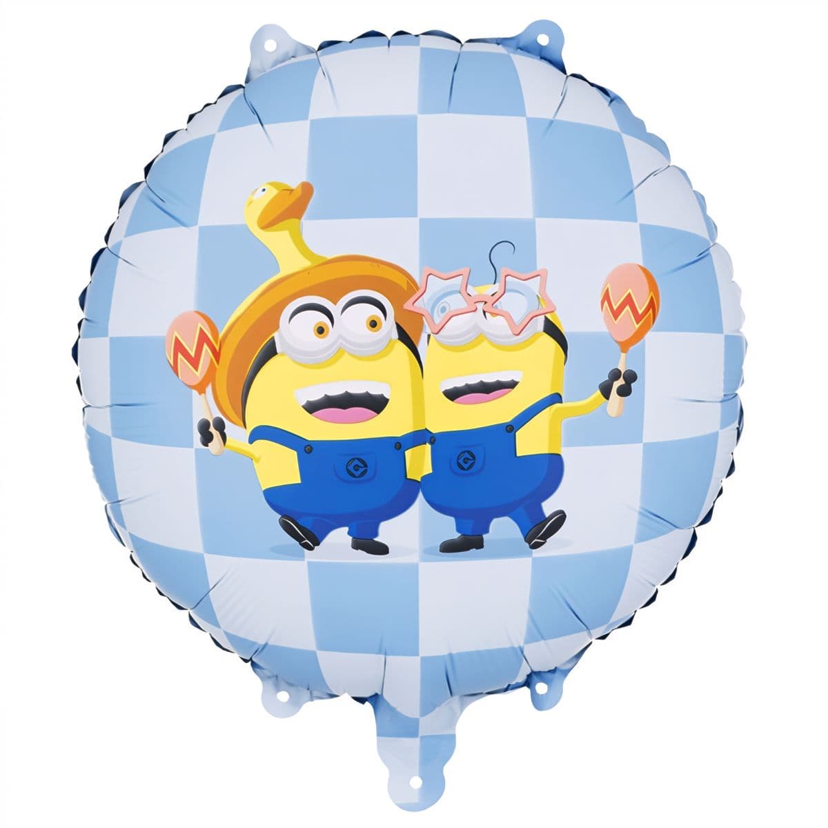 Foliopallo - Pyöreä Minions Party, 35 x 35 cm