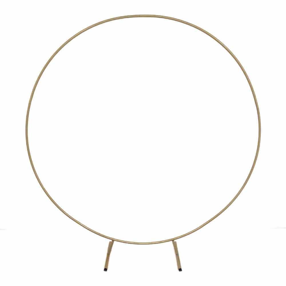 Pyöreä hääkaari - Kulta, 2m