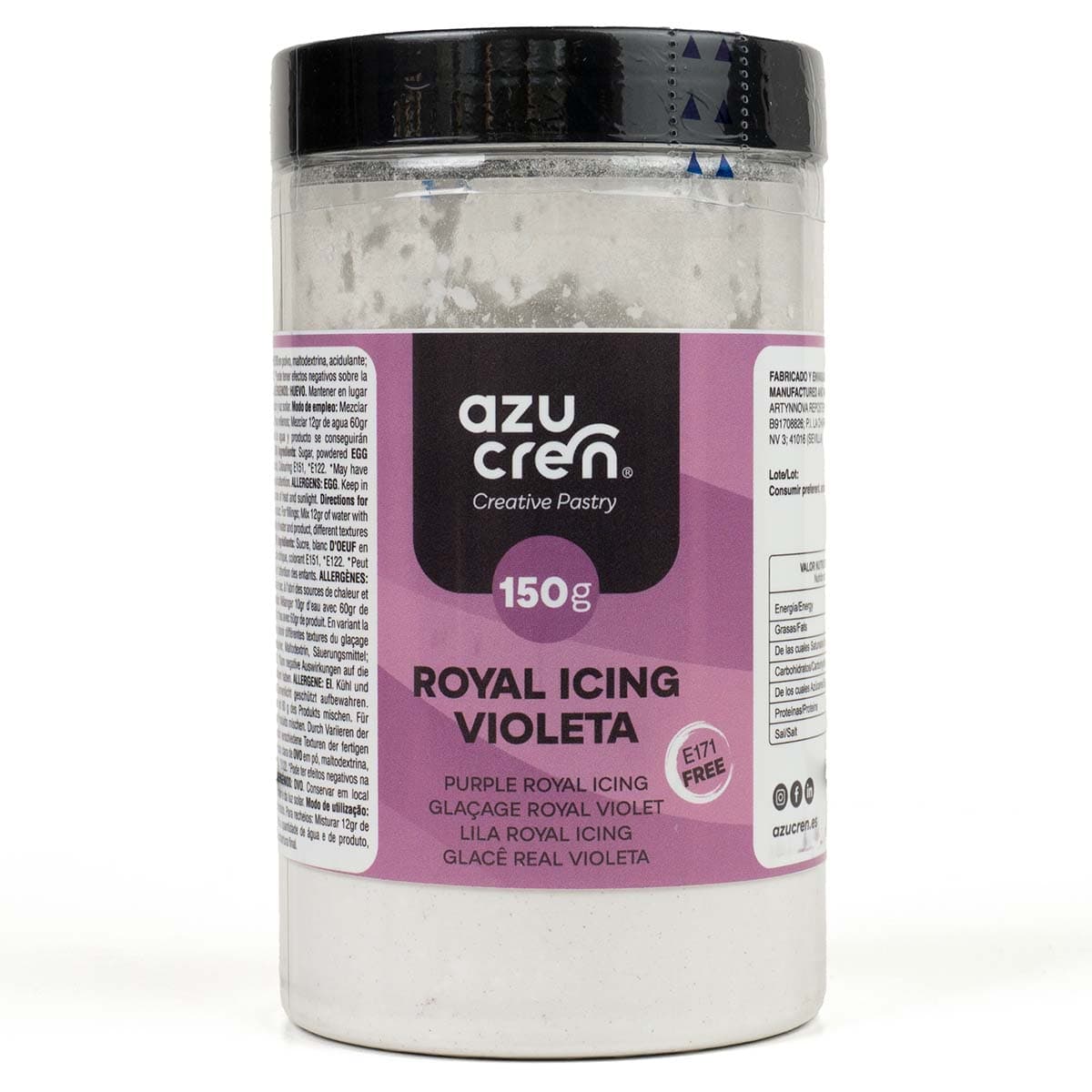 Royal Icing - Violetti pikeerijauhe, 150g