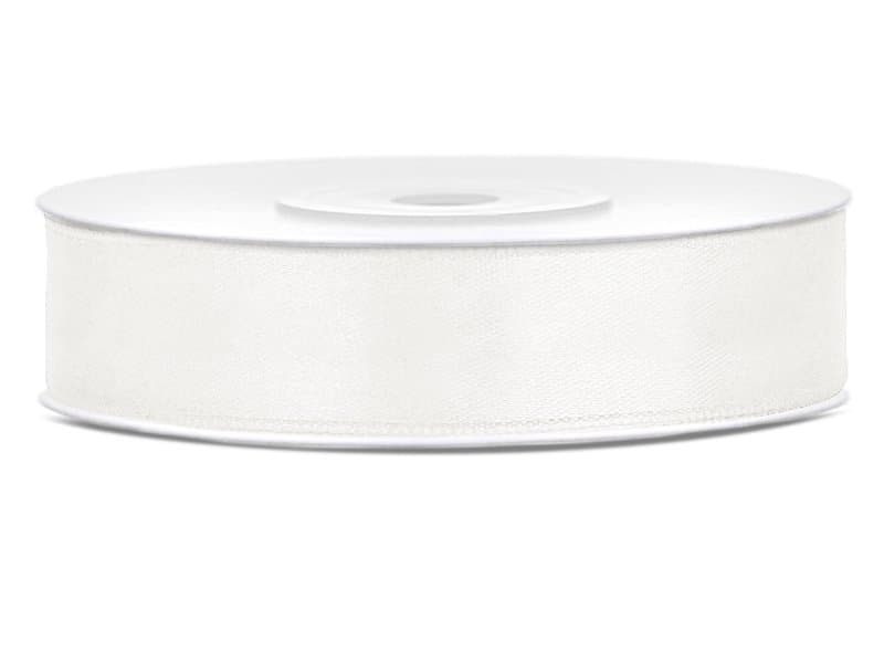 Satiininauha - Light cream, 12mm/25m