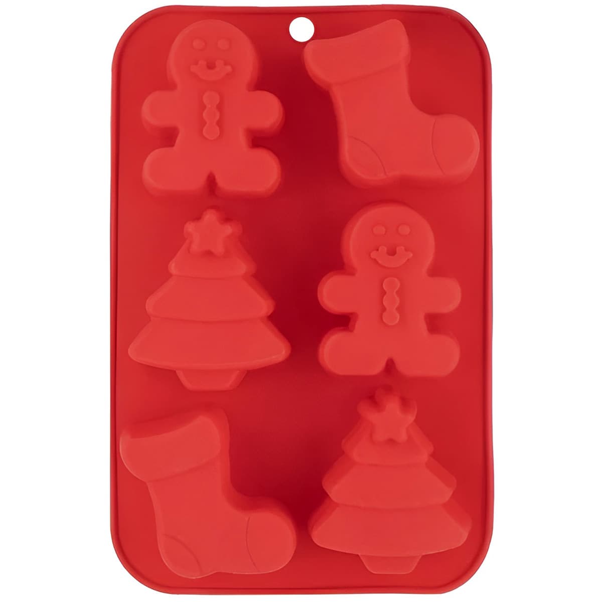 Silikonivuoka suorakaide - Joulumuotti