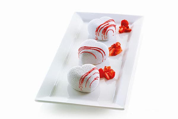 3Design Cuoricino - Silikonivuoka, 6,5 cm