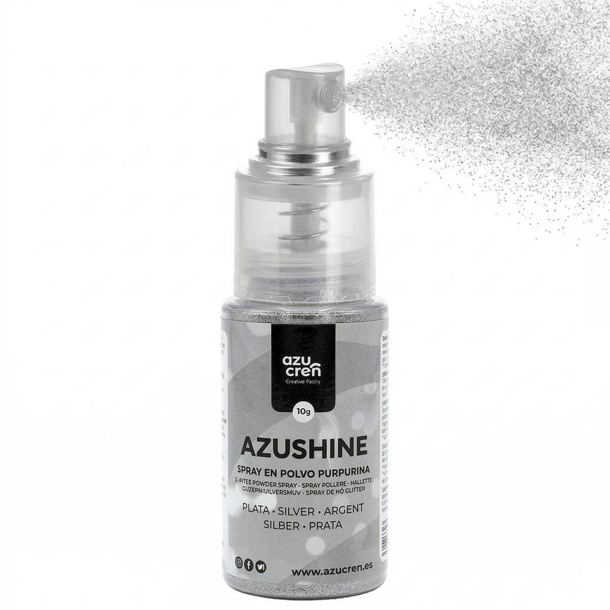 Tomuväri glitter-suihke - Azushine Hopea, 10g