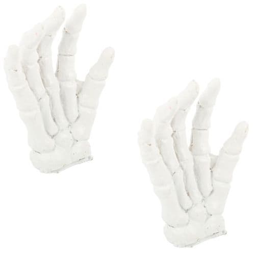 Luurangon kädet - Valkoinen, 6,5cm, 2kpl