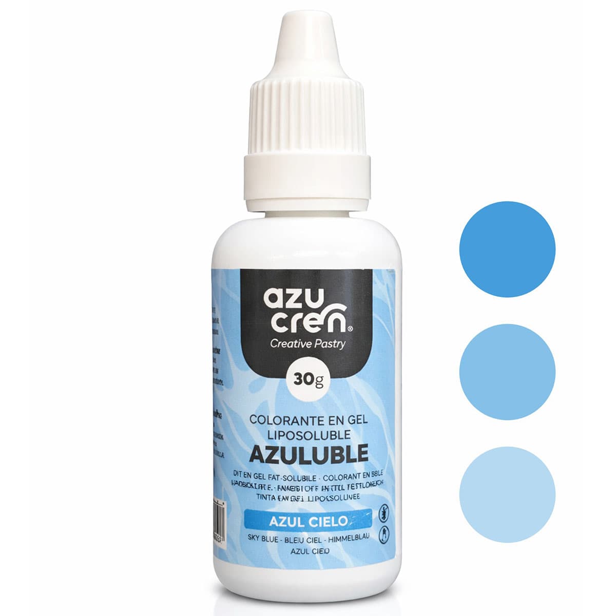 Öljypohjainen Elintarvikeväri - Taivaansininen, 30 ml Azucren