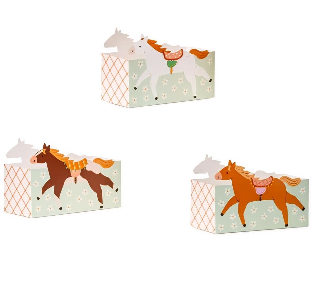 Tarjoiluastiat - Hevoset, 3kpl