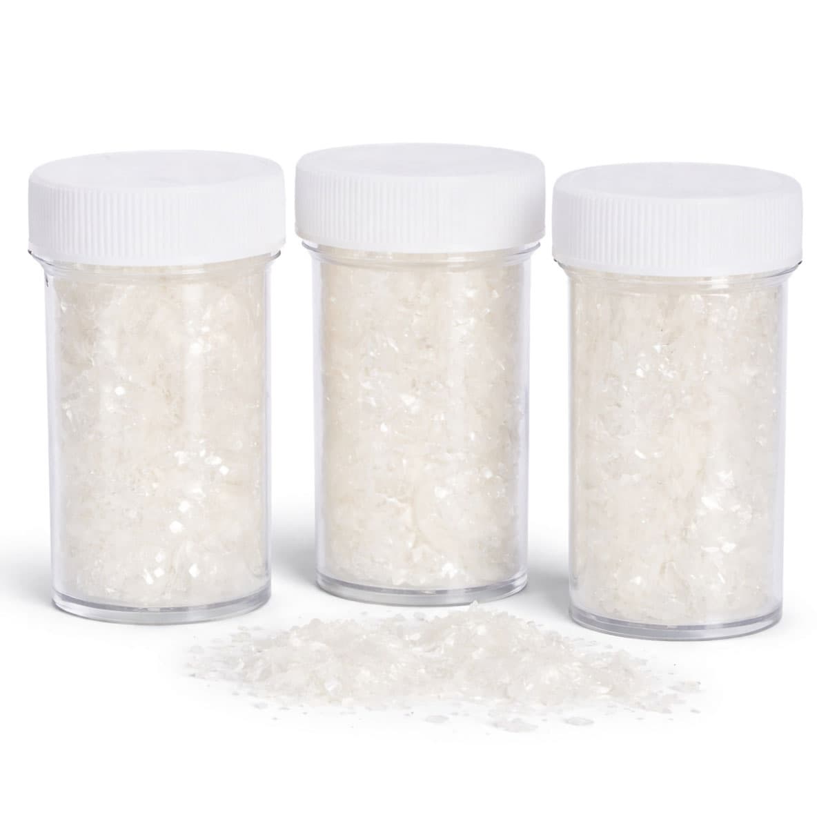 Tekolumi, Glitter Valkoinen, 3kpl