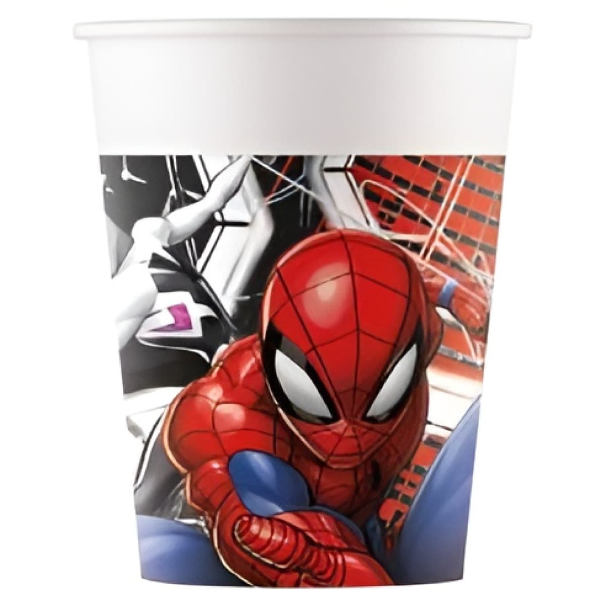 Pahvimukit - Spiderman Marvel, 200 ml, 8 kpl