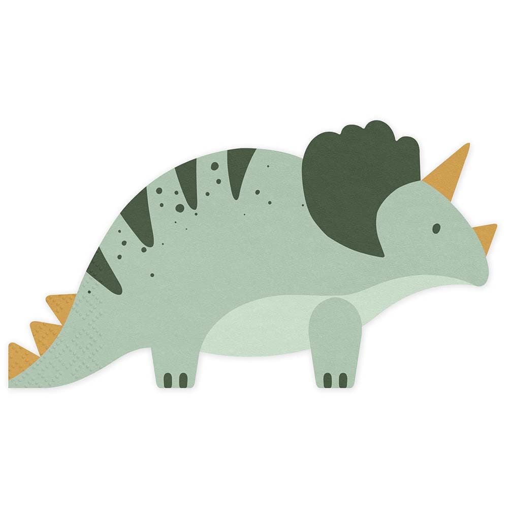 Lautasliinat - Dinosaurus Triceratops, 12kpl
