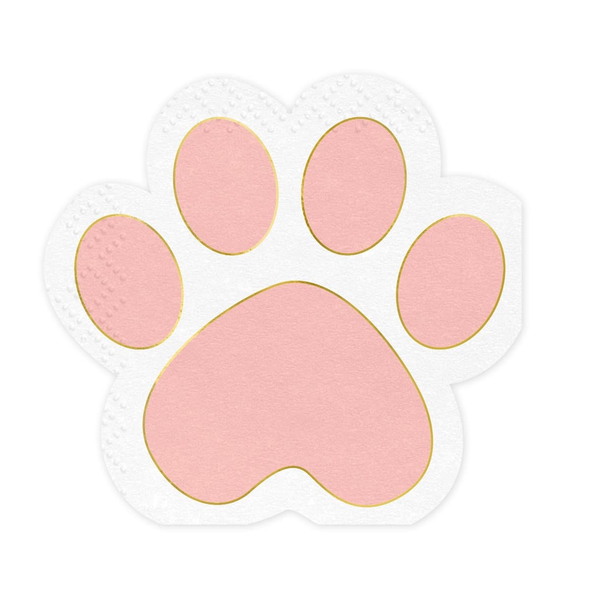 Lautasliinat - Vaaleanpunainen tassu, 12kpl