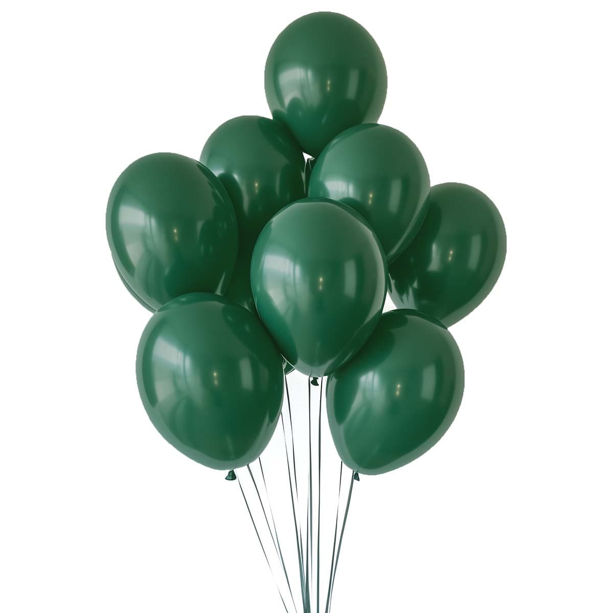 Vahvat ilmapallot - Pullonvihreä, 27cm, 10kpl