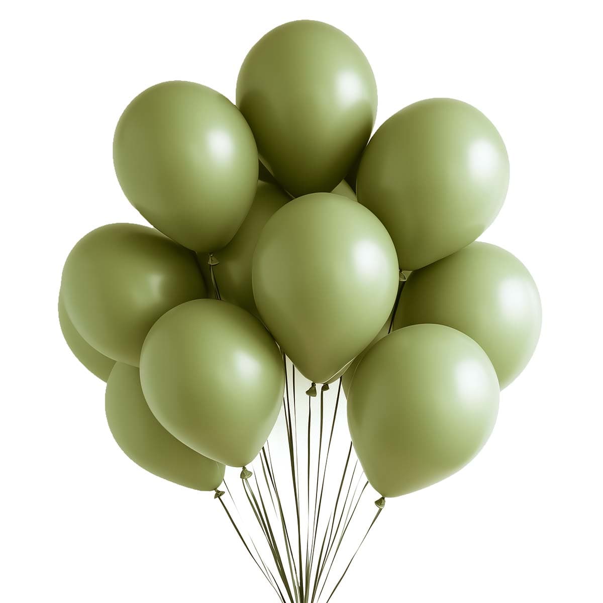 Vahvat ilmapallot - Rosmariininvihreä, 27cm, 10kpl