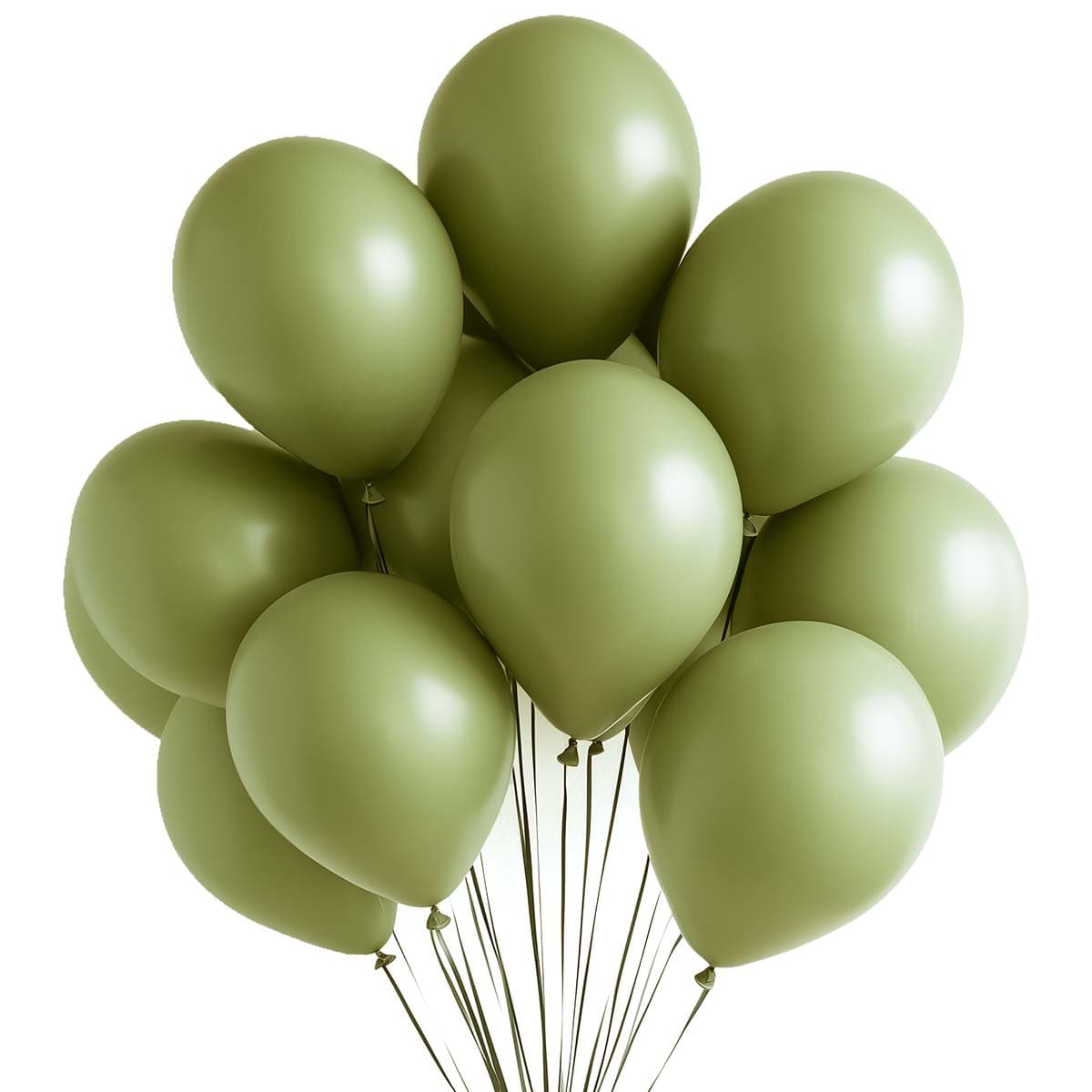 Vahvat ilmapallot - Rosmariininvihreä, 30cm, 10kpl