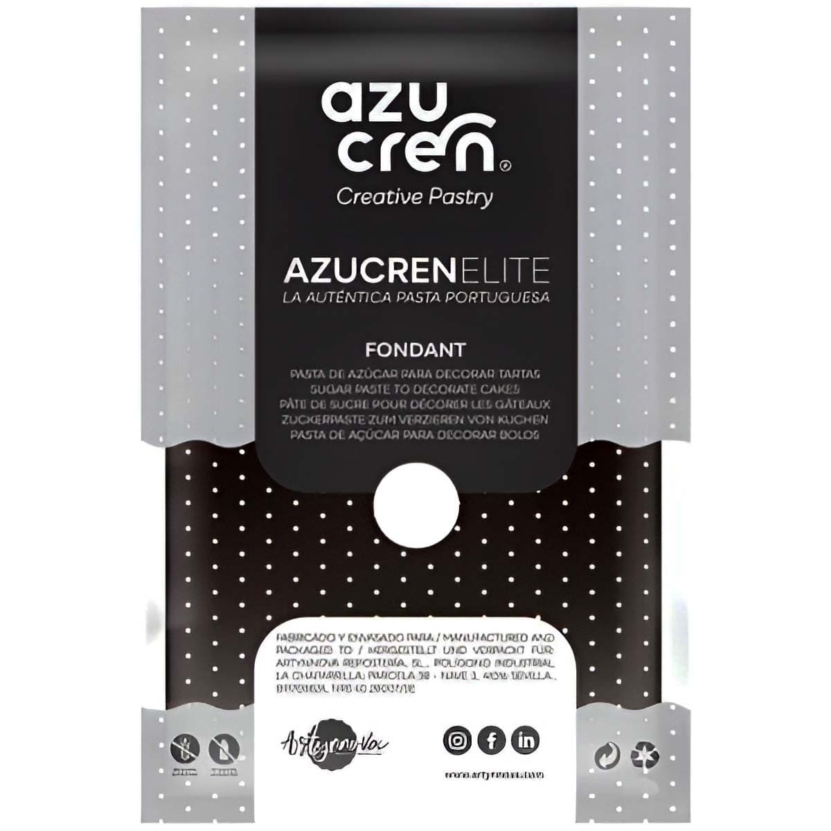 Sokerimassa Musta – Azucren Elite, 250 g