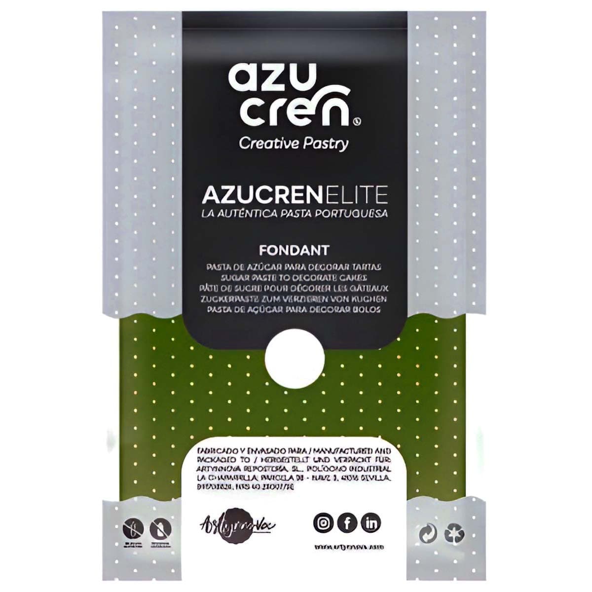 Sokerimassa Lehdenvihreä – Azucren Elite, 250 g