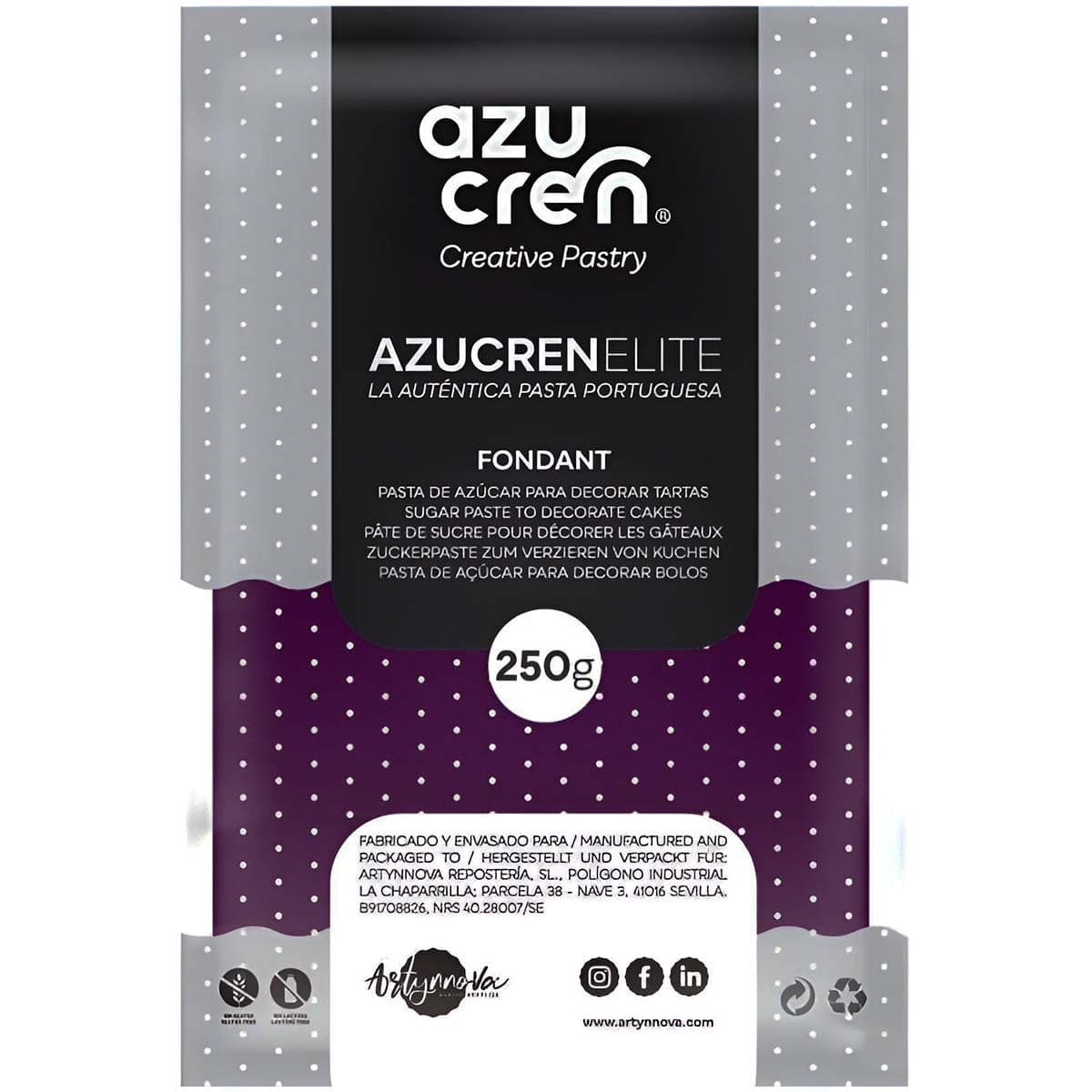 Sokerimassa Purppura – Azucren Elite, 250 g