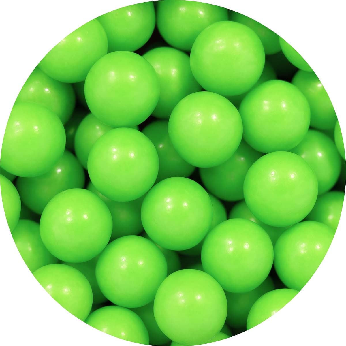 Isot Sokerihelmet - Pastellinvihreät, 14 mm, 90 g