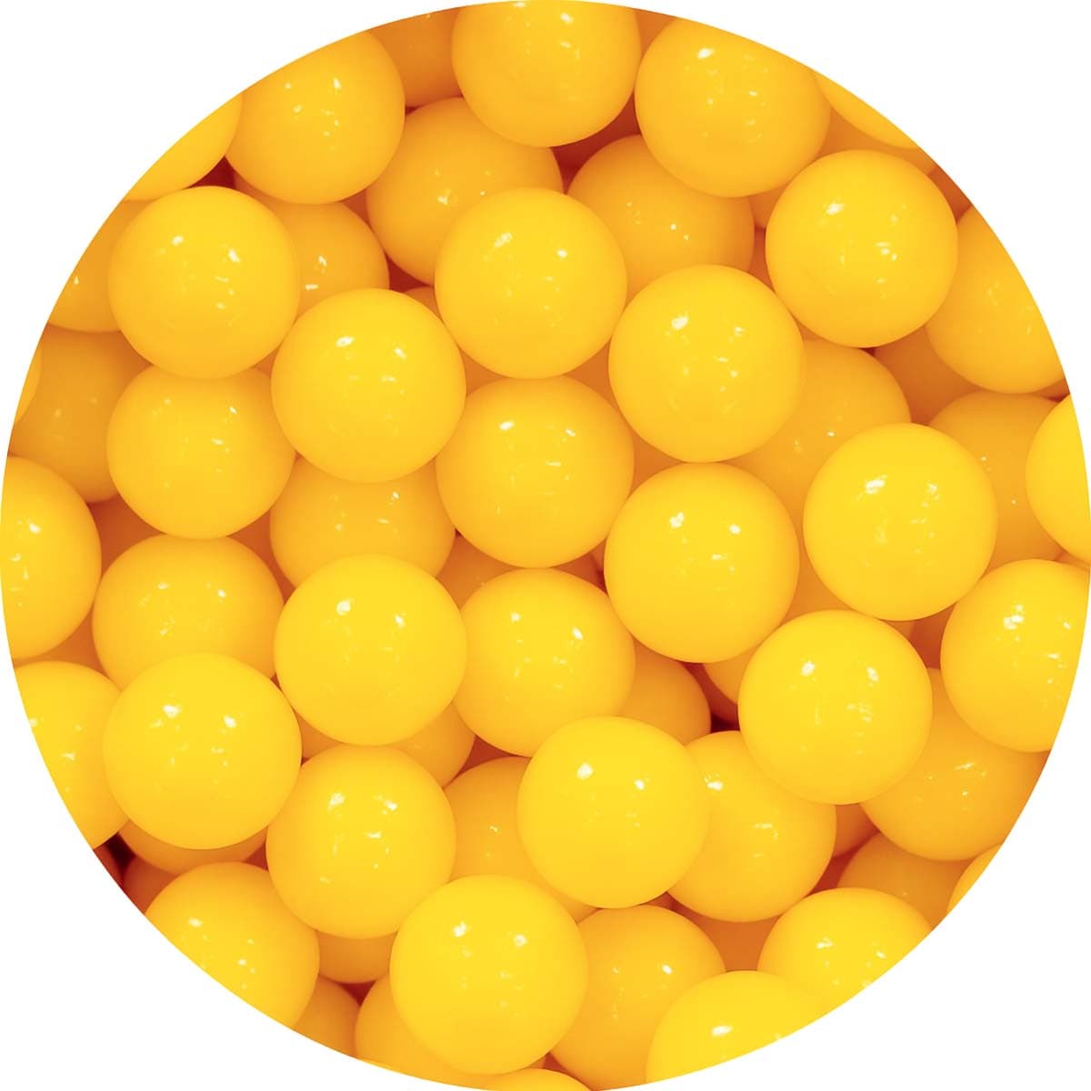 Sokerihelmet - Pastellinkeltainen, 10 mm, 90 g