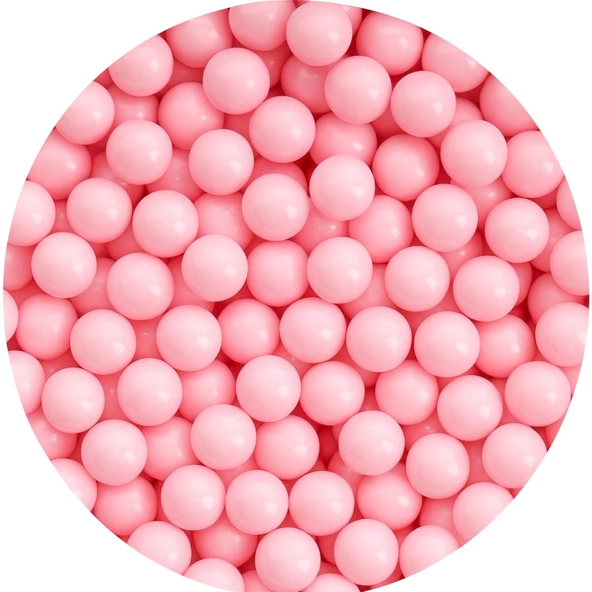 Sokerihelmet - Vaaleanpunaiset, 10 mm, 90 g