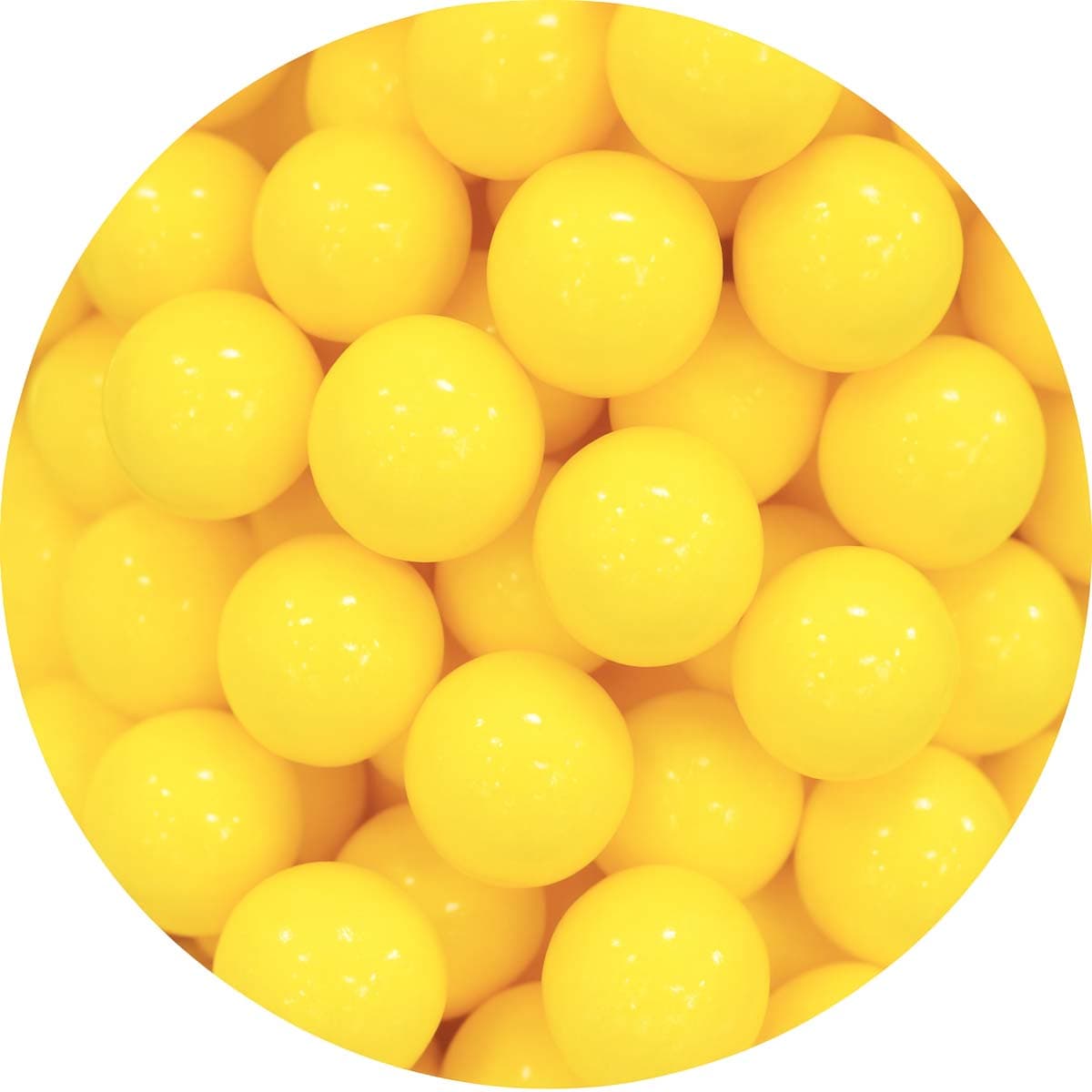 Isot Sokerihelmet - Pastellinkeltainen, 14 mm, 90 g