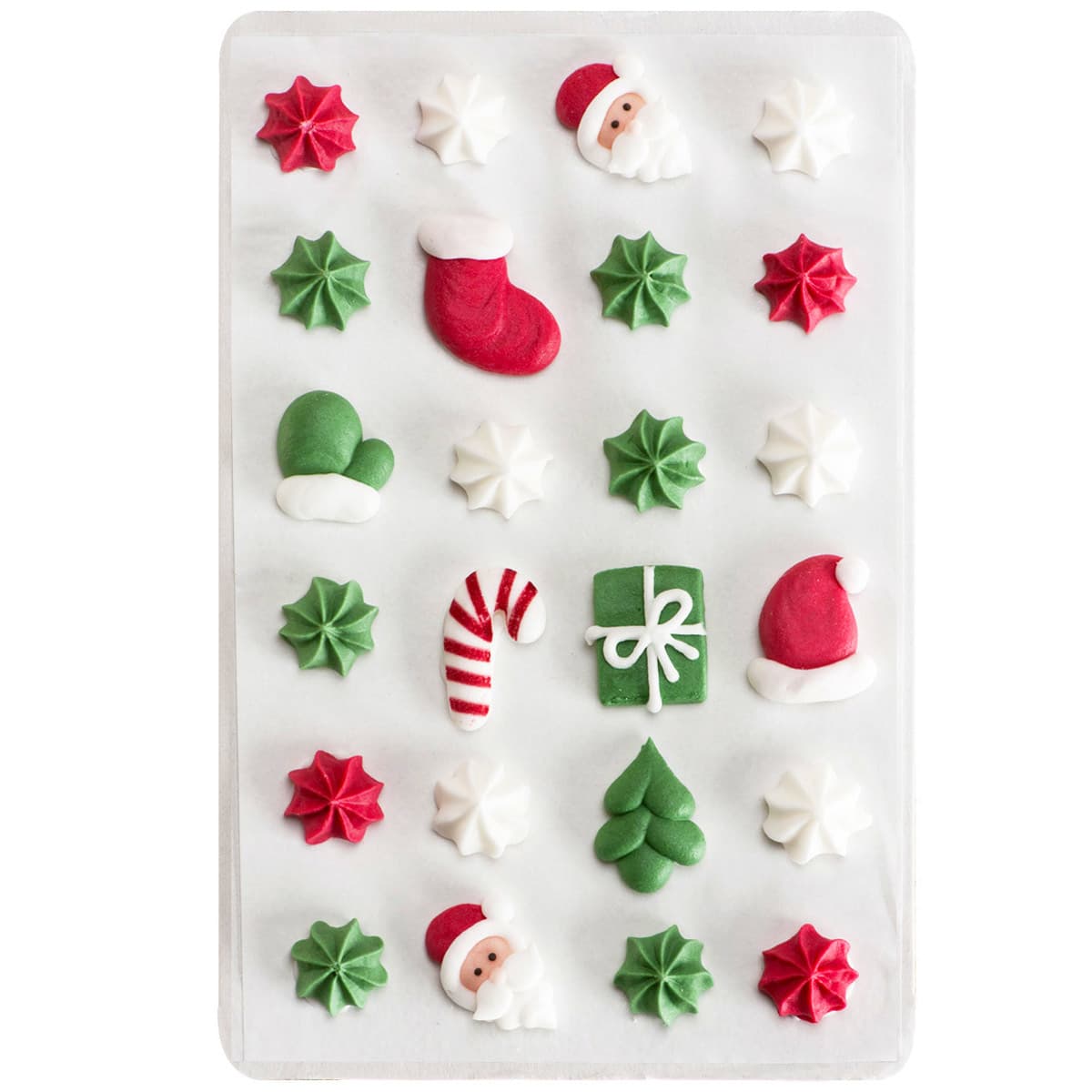 Sokerikoristeet - Joulu klassikko mini, 24kpl