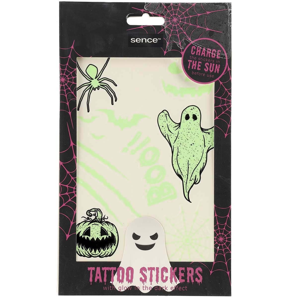 Halloween Tatuoinnit - Pimeässä hohtavat