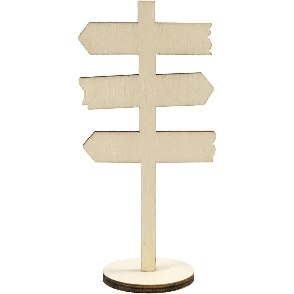 Miniatyyri - Kyltti jalustalla, 8 cm