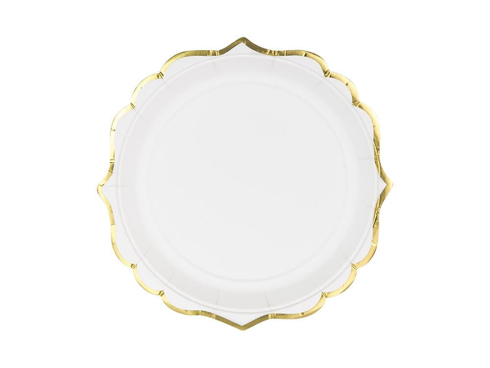 Pahvilautaset Valko-kulta 18,5 cm