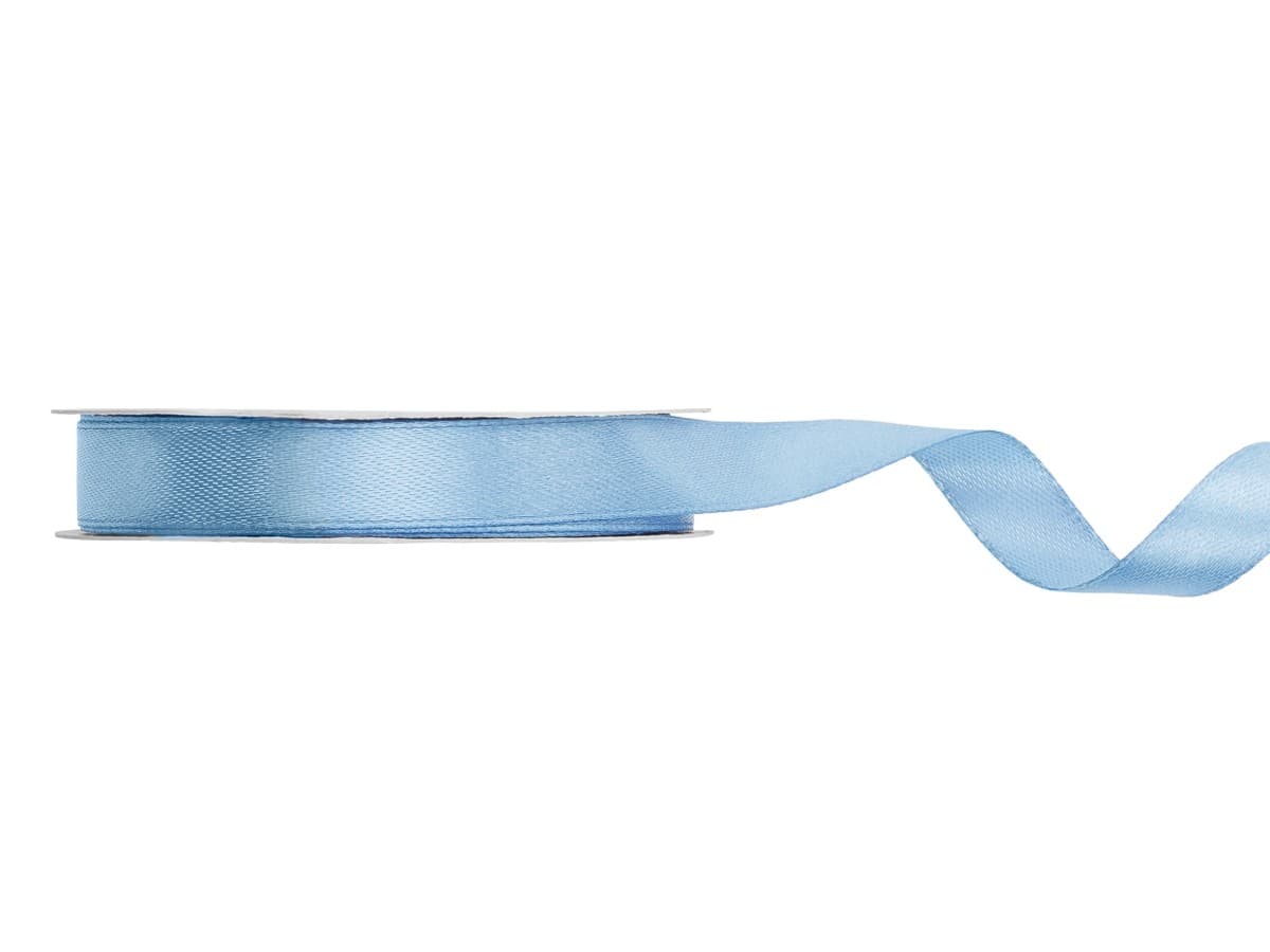 Satiininauha - Misty blue, 12mm x 25m