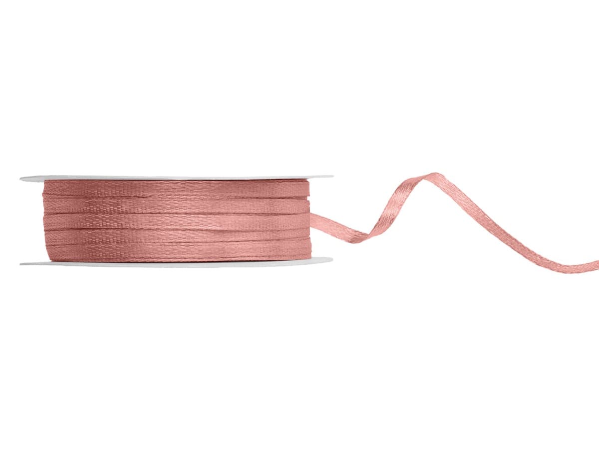 Satiininauha - Dusty Rose , 3mm x 50m