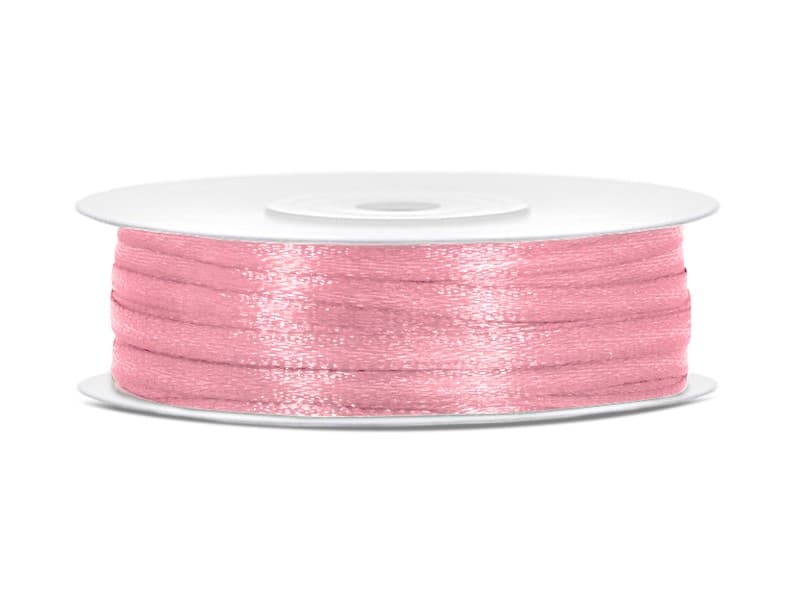 Satiininauha - Light pink , 3mm x 50m