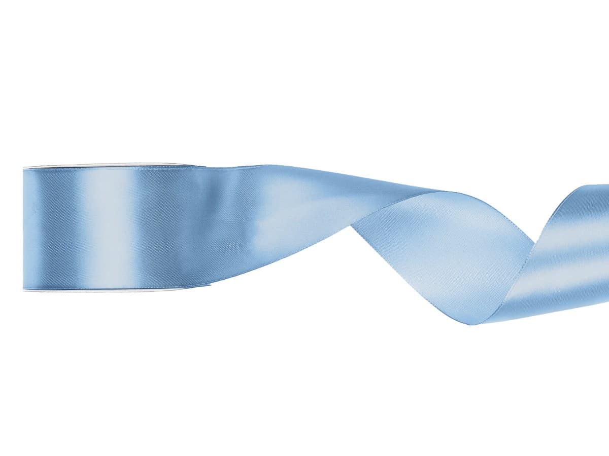 Satiininauha - Misty blue, 50mm x 25m