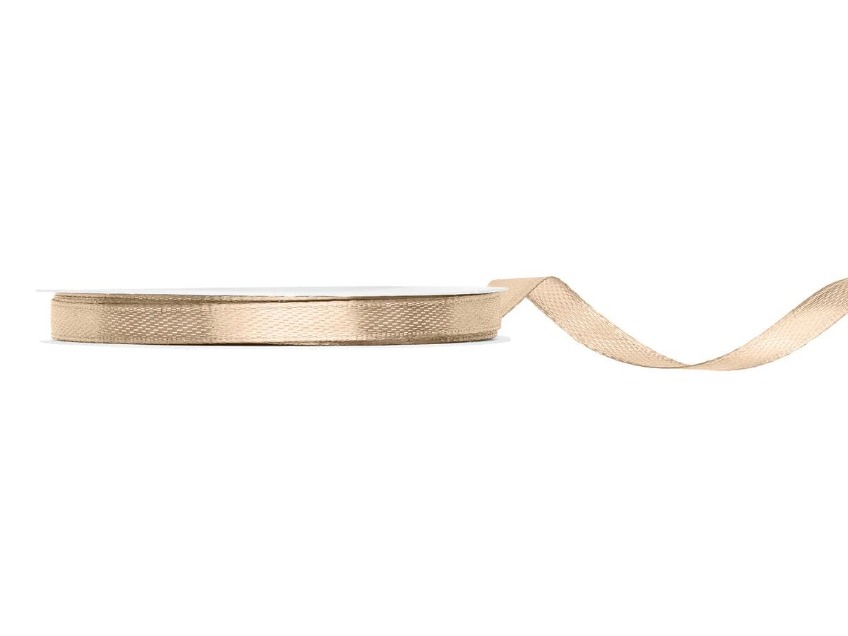 Satiininauha - Light Mocca, 6mm x 25m