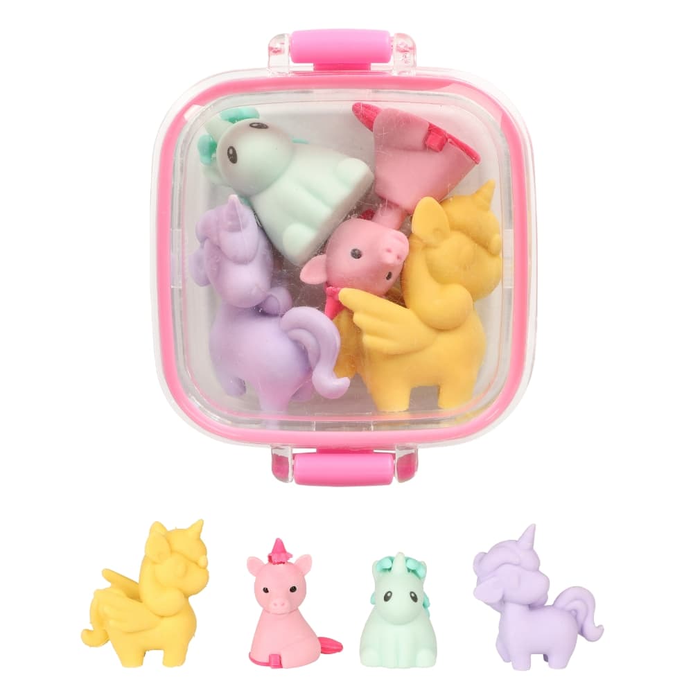 Pyyhekumisetti – Yksisarvinen, 4 kpl