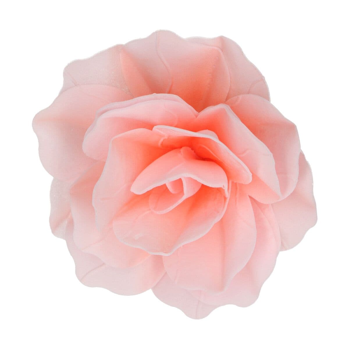 Syötävä Vohvelikukka - Ruusu Pastellipinkki, suuri, 1 kpl