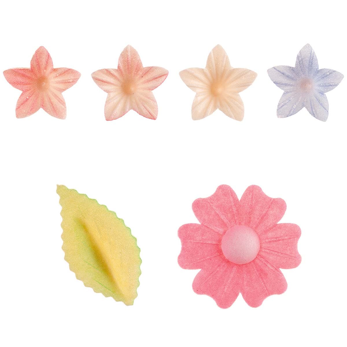 Syötävät Vohvelikukat ja lehdet - Blister Mix