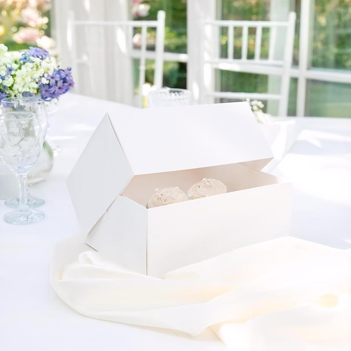 Muffinilaatikko ikkunalla, 6 muffinille - 2 kpl