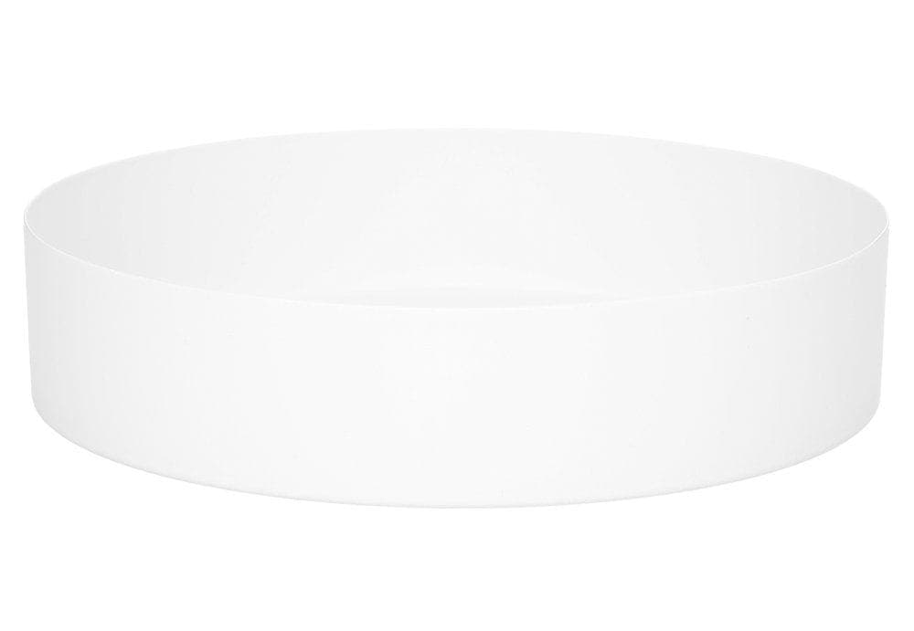 Metallilautanen - Valkoinen, 23cm