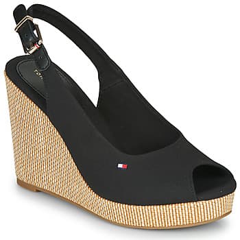 Korokepohjaiset sandaalit Tommy Hilfiger  ICONIC ELENA SLING BACK WEDGE  41