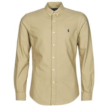 Pitkähihainen paitapusero Polo Ralph Lauren  CHEMISE CINTREE SLIM FIT EN OXFORD LEGER TYPE CHINO COL BOUTONNE  EU XS