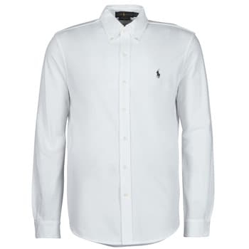 Pitkähihainen paitapusero Polo Ralph Lauren  CHEMISE AJUSTEE COL BOUTONNE EN POLO FEATHERWEIGHT  EU S