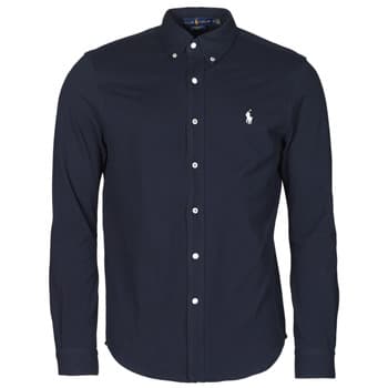 Pitkähihainen paitapusero Polo Ralph Lauren  CHEMISE AJUSTEE COL BOUTONNE EN POLO FEATHERWEIGHT LOGO PONY PLA  EU XL