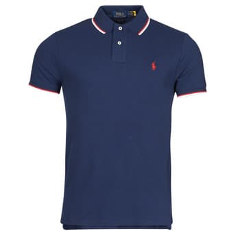Lyhythihainen poolopaita Polo Ralph Lauren  POLO COUPE DROITE EN COTON BASIC MESH COL RAYE  EU S