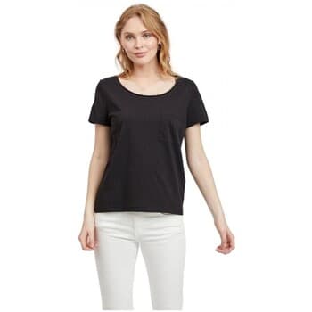 Lyhythihainen t-paita Vila  Susette T-Shirt - Black  EU XS