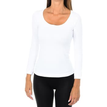 T-paidat pitkillä hihoilla Intimidea  210397-BIANCO  EU L / XL