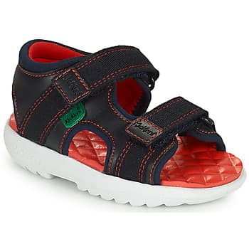 Tasaiset sandaalit Kickers  KICKSTER SANDAL LTHR IM NVY  25