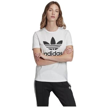 Lyhythihainen t-paita adidas  adidas Trefoil Tee  FR 36